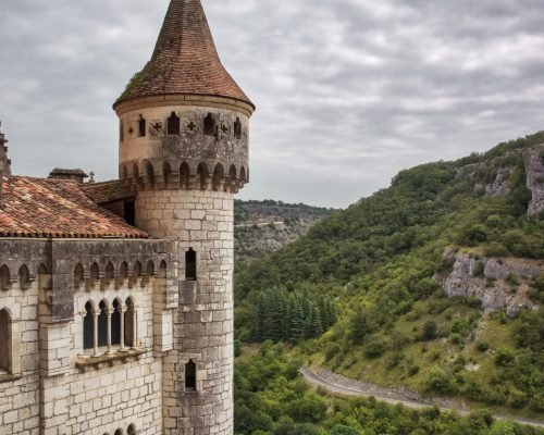 Medieval town Rocamadour in France
